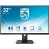 PHILIPS 31,5 VA 4K ERGONOMIA TOTALE 4MS 350CD/M2 ADAP.SYNC