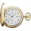 REGENT Orologio da tasca da uomo Savonnette Coperchio pieghevole 47 MM Quarzo Bianco Numeri arabi Data