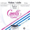 Corelli Corde per Violino Crystal Re Stabilon-Nylon/rivestimento in argento Medium 703M