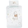 MTOnlinehandel Disney Winnie The Pooh Set copripiumino singolo, biancheria da letto, 100x135 + 40x60 cm, 100% cotone in flanella