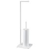 Sealskin Tube, Colonnina Bagno - Portarotolo - Portascopino per Il Bagno - Indipendente, Bianco