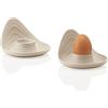 Guzzini - Tierra, Set di 2 Portauova in Plastica Riciclata - Argilla, 12,3x12xh7,3 cm - 19630079