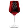 330 ml in vetro incisione personalizzata pensiero perfetto e regalo di compleanno unico per uomo bicchiere di vino ideali per vino rosso e bianco Maverton 6 Calici da vino Onyx 