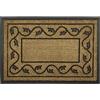 Relaxdays Zerbino Ingresso Casa, 90x60 cm, Tappetino Rettangolare Classico, Fibra di Cocco, Indoor & Outdoor, Naturale