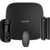 AJAX Starter Kit Cam Kit di allarme anti-intrusione professionale con comunicazione senza fili bidirezionale colore nero - 38173 Ajax