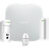 AJAX Starter Kit Cam Plus-W Kit composto da HUB2 Plus 4 G, MotionCam, DoorProtect, SpaceControl colore bianco - 38174 Ajax