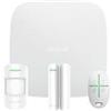 AJAX StarterKit 2 4G-W Kit di allarme 100 zone con comunicatore 4G LTE Colore Bianco - 51174 Ajax