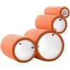 CAPPELLINI poltrona a cilindri componibile TUBE CHAIR - TUC1-C