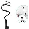 Flexi Twist Black | Supporto universale per baby monitor | Fissare con cinghie e morsetto ai mobili | Non richiede forature | Supporto flessibile per baby camera | Mensola baby monitor