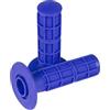 Ricambino Moto Manubrio manopole 1 Coppia Universale in Gomma Manubrio Anti-Scivolo manopole Colore - Blu