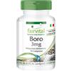 fairvital Boro 3 mg compresse, 90 compresse, facili da deglutire, VEGANE, oligoelemento da tetraborato di sodio