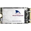 SHARKSPEED SSD 256GB M.2 2242 NGFF Plus Unità a stato solido interna SATA III 42mm Velocità di lettura fino a 550 MB/s,3D NAND,per Notebook PC desktop(256GB M.2 2242)