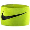 Nike Futbol Arm Band 2.0 - Fascia da Capitano, Taglia Unica, Giallo Fluo (Volt/Black)