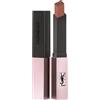 YSL YVES SAINT LAURENT ROUGE PUR COUTURE THE SLIM GLOW MATTE NÂ° 209 FURTIVE CARAMEL