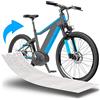 uProtect Pellicola Protettiva per Bicicletta Elettrica, BMX, Bici da Corsa/Strada/Trekking ECC. - Set Telaio da 20 Pezzi Resistente all'Impatto di Pietre - Trasparente Opaco & Autoadesivo