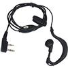 Movilideas Auricolare con microfono 2 pin PTT per emittente Walkie baofeng-pofung UV-5R uv5-ra