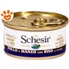 Schesir Cat Filetti di Manzo con Riso al Naturale - Lattina da 85 Gr