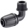 CLABER - BLOCK-SYSTEM RACCORDO A GOMITO FILETTO 1/2" 91019