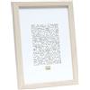 Deknudt Frames Cornice per Foto, in Legno Raffinato, Bianco, 20 x 28 cm
