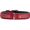 HUNTER Collare Softie Triluxe, 60rosso/Nero, Salilpelle