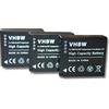 vhbw 3x batteria compatibile con Leica D-Lux Typ109 fotocamera (750mAh, 7,2V, Li-Ion)