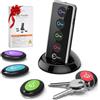 Esky Trova Chiavi, Localizzatore Chiavi LED Trasmettitore Wireless Localizzatore per Chiavi con 4 Ricevitori RF Localizzatore per Animali Domestici Chiavi o Portafogli una Buona