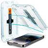 Spigen Glas.tR EZ Fit Vetro Temperato compatibile con iPhone 14 Pro, 2 Pezzi, Cristallino, Durezza 9H Pellicola prottetiva