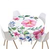 Highdi 3D Tovaglia Rotonda Antimacchia, Stampa Fiori Copritavolo Antipolvere Impermeabile Moderna Tovaglia Tonda per Buffet Matrimonio Ristorante Festa (Rosa,Rotondo 180cm)