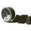 Berisfords - Nastro in Velluto, Colore: Verde Loden, 10,2 x 4,5 x 10,2 cm