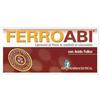 ABI PHARMACEUTICAL SRL Ferroabi - Integratore di Ferro e Vitamine - Gusto Cioccolato 20 Confetti Orosolubili