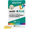 MARCO VITI FARMACEUTICI SPA Massigen Dailyvit+ Multi B Plus - Integratore di Vitamina B per Stanchezza di Bambini e Ragazzi - 45 Compresse