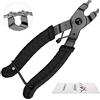 TAGVO Catena Pinza, Catena per Bicicletta Catena per Bicicletta Quick Link Apri Chiudi Strumento 2 in 1 Apri e Chiudi Pinza, Facile Utilizzo Catena di rimozione Pinza Portatile per Road Mountain Bike