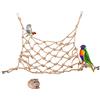 Hayaww Posatoi Per Uccelli Rete Da Arrampicata Per Pappagalli Posatoi Per Pappagalli Reti In Corda Di Cotone Per Uccelli Amache Rettili Per Piccoli Animali Domestici Come Pappagalli, Uccelli, Criceti