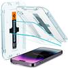 Spigen Glas.tR EZ Fit Vetro Temperato compatibile con iPhone 14 Pro Max, 2 Pezzi, Cristallino, Durezza 9H Pellicola prottetiva