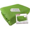 Tex family COPRIDIVANO Universale elasticizzato ROMA antimacchia VERDE - 1 POSTO da cm. 80 a 110