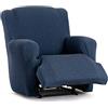 Eysa copripoltrona relax XL elastico Llion 1 posto Colore 03/Blu