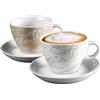Ritzenhoff & Breker 005752 - Cornello Creme, set di 2 tazze da cappuccino, 180 ml