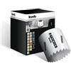 kwb 624720 Lama per seghetto alternativo Easy-Cut Longlife per legno, metallo e plastica, S20 a camma singola/albero a T, fissata con chiodi, grigia