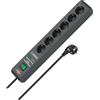 Brennenstuhl, Secure-Tec 19.500A presa multipla con protezione di sovratensione 6 prese