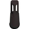 Queralto Sgabello con ruote retrattili : Base antiscivolo : Colore nero : Polipropilene