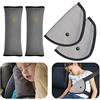 Ruikdly 2 Copri Cintura di Sicurezza Auto 2 Imbottitura Cintura Sicurezza Bambini Protezione Cintura Auto Bambini Cuscino Seggiolino Auto per Cintura per Viaggi bambini e Adulti (Grigio)