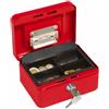 Wedo 145102H Gr. 1 Cassetta Portavalori con Clip, 15.2 x 11.5 x 8.0 cm, Rosso