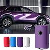 CDEFG Compatibile con Mazda 3 BP CX30 CX-30 CX-5 CX5 CX8 2020+ Custodia per Chiavi Auto con Telecomando TPU Silicone lucido Protettiva Cover per Chiavi Accessori (Viola)
