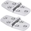 9Tong Marino Monte Cardini della Porta Acciaio Inossidabile Cerniera per Boccaporto Hardware Robusto Cerniera per Barche Ponte Consiglio dei ministri SUS316 2pcs 38 mm x 76 mm