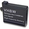 vhbw batteria compatibile con GoPro HD Hero 4 Black, 4 + Plus, 4 Black Edition Music videocamera camcorder (1160mAh, 3,7V, Li-Ion)