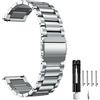 MUENShop 20mm Cinturini in Metallo Compatibile con Samsung Galaxy Watch 3 41mm Galaxy Watch Active 2 40mm/44mm Huawei Watch GT 3 42mm Garmin Vivoactive 3 Cinturino in Acciaio Inossidabile