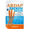 ARDAP Pinze per zecche e ganci per zecche ARDAP confezione da 3 Semplice ed efficace Pinze professionali per cani, pinze per gatti e pinze, per umani Affidabile contro le zecche di qualsiasi dimensione.