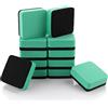cobee Mini gomme cancellabili a secco, 12 gomme magnetiche per lavagna bianca con cuscinetto in feltro spesso cancellabili a secco per pulire lavagne a secco adatte per aula scolastica (verde)