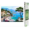 DCIDBEI 50 x 40 cm Full Square Drill 5D DIY Diamond Painting Seaside Paesaggio Paesaggio Ricamo Mosaico Punto Croce Tela Arte Parete Quadrato Cristallo Art Kit Adesivi Famiglia Ornamenti