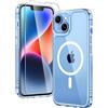 TAURI Cover Magnetica per iPhone 14, Trasparente